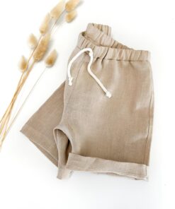 Leinen Chino Shorts kurze Hose für Kinder
